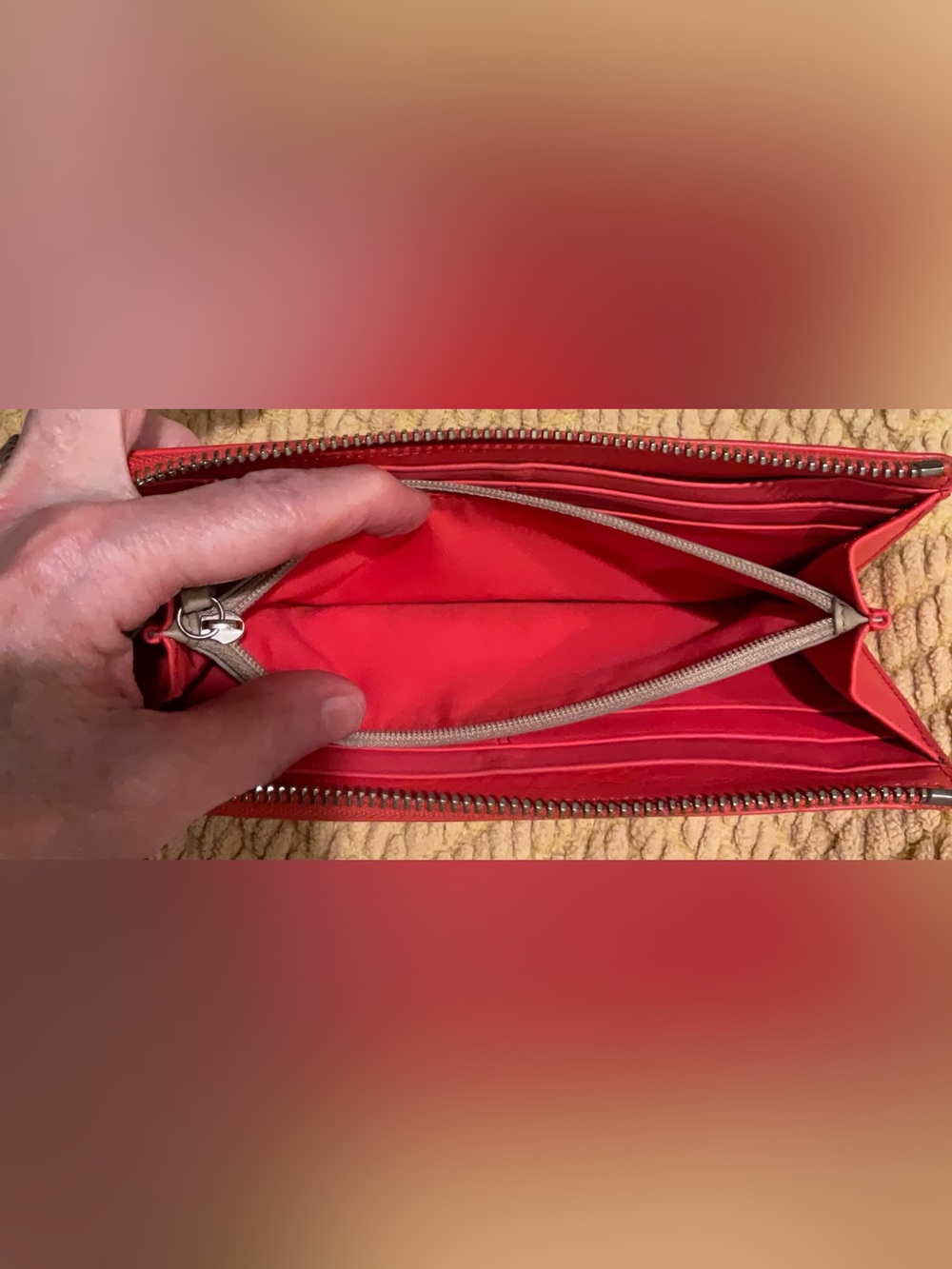 COACH Leather Zip Wallet - Picture 3 of 15